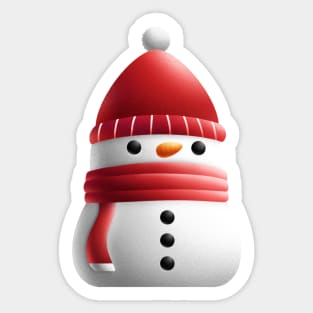 Cute Snowman Sticker